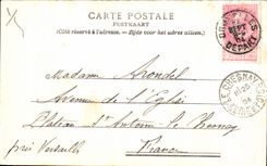 POSTAL Bruselas de la VENDIMIA el lugar del rey