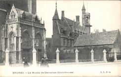 VINTAGE POSTCARD Bruges Museum Gruuthuuse the Lace