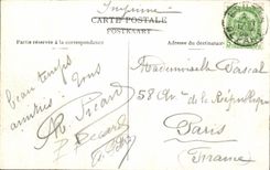 VINTAGE POSTCARD Bruges Town hall District court