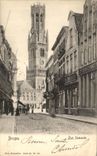VINTAGE POSTCARD Bruges Flemish Street