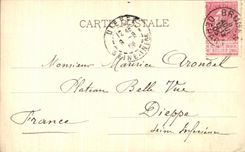 VINTAGE POSTCARD Bruges Flemish Street