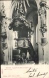 VINTAGE POSTCARD Bruges Notre Dame Church the Pulpit