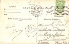 Teatro de Bruselas de la POSTAL de la VENDIMIA de la moneda