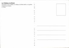 CPM Le Chateau De Brest Dominant le port Militaire Bateau