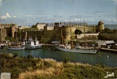CPM Brest Le chateau Bateau