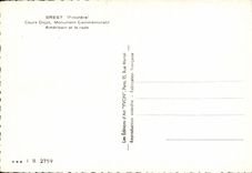 CPSM Brest Cours Dajot Monument commemoratif americain et la rade