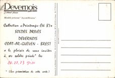 CPM Devernois Paris Collection 87 Brest