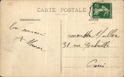 CPA Brest Clair de Lune au port De Commerce Bateaux