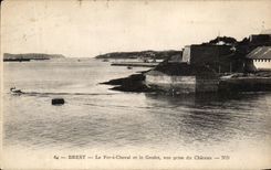 CPA Brest Le Fer a Cheval Et Le Goulet Vue Prise Du Chateau 