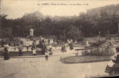 CPA Brest Place Du Chateau Enfants Nourrice