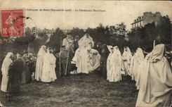 CPA Fetes Celtiques De Brest La Ceremonie Druidique Druides
