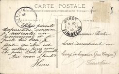 CPA Brest Rue de La Mairie Enfants