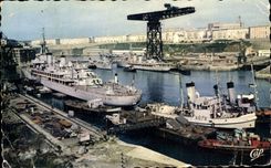 CPSM Brest L Arsenal Bateaux