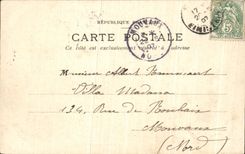 CPA Brest Port De Commerce Vu Du Chateau 