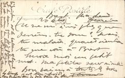 CPA Brest Le Chateau et Le Guichen Croiseur protege Bateau 