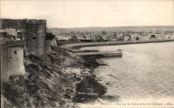 CPA Brest Vue Sur La Greve Prise Du Chateau 