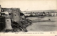 CPA Brest Le Port De Commerce Vue Prise du Chateau 