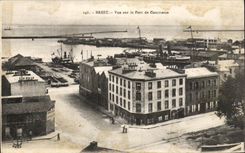 CPA Brest Vue Sur Le Port De Commerce