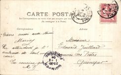 CPA Brest Le Chateau Vu De La Rade 