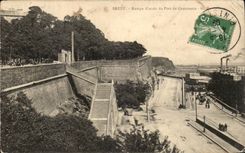 CPA Brest Rampe d acces du Port de Commerce