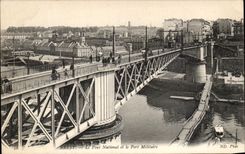 CPA Brest Le Pont Natioanal Et Le Port Militaire 