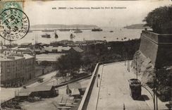 CPA Brest Les Fortfications Rampes du Port de Commerce