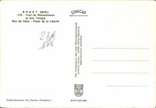 CPM Brest Porte Oceane Pont de Recouvrance et tour Tanguy Rue de Siam place de la Liberte