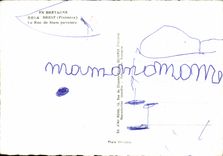 CPSM Brest La Rue De Siam Pavoisee