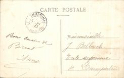 CPA Brest L Entree du Port De Guerre Et Recouvarnces Bateau