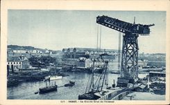 CPA Brest La Grande Grue de L Arsenal 