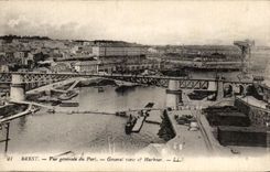 CPA Brest Vue Generale Du Port Generale 