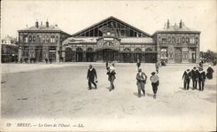 CPA Brest Le Gare de L Ouest