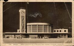 CPA Brest Photo Maquette de La Nouvelle Gare 