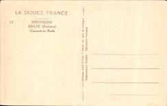 CPA Brest Cuirasse En Rade Bateau