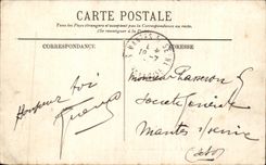 CPA Brest Vue Dans Le port Du Commerce Effet de nuit Bateaux 