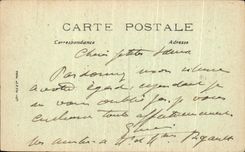 CPA Brest L Eglise Saint Louis La Facade Enfants