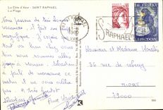 CPM La Cote D Azur Saint Raphael La Plage