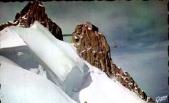 CPA Chamonix Mont Blanc Le Plus Haut Telepherique du monde Aiguille du Midi