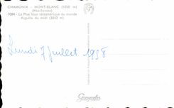 CPA Chamonix Mont Blanc Le Plus Haut Telepherique du monde Aiguille du Midi