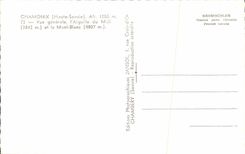 CPA Chamonix Vue Generale L Aiguille du Midi 