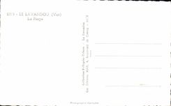 CPSM Le Lavandou La Plage 