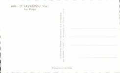 CPSM Le Lavandou La Plage 