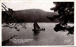 CPSM L Auvergne the Lake Pavin and Puy Montchal Volcano Quaternary