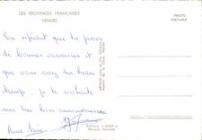 POSTAL MODERNA las provincias francesas el Vendee