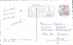 CPSM Fouras the Camp site At the seaside