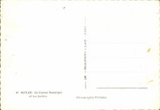 CPSM Royan el casino y los jardines municipales