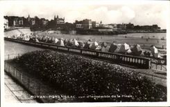 Juego visto Pontaillac de la playa de Royan D de la POSTAL de la VENDIMIA