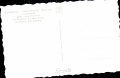 CPM Chamonix Mont Blanc Vue Generale sur le massif du Mont Blanc et glacier des Bossons