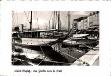 CPA Saint Tropez Ses Yachts dans le Port Bateaux