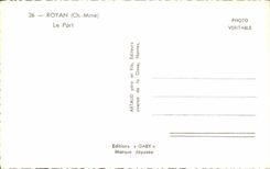 CPSM Royan los barcos portuarios del pecado